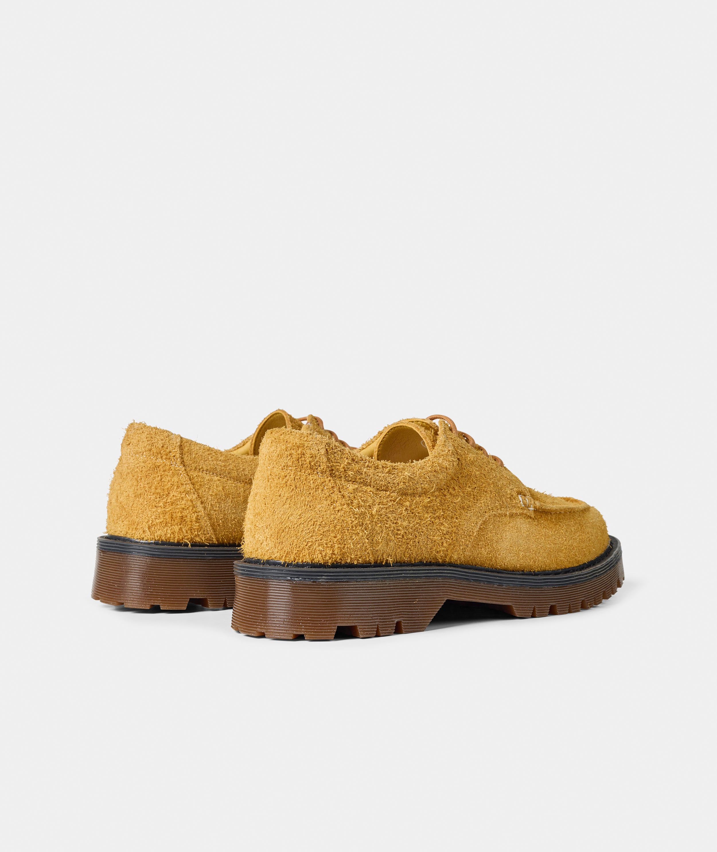 GARMENT PROJECT MAN Pete Moc Toe - Honey Hairy Suede Shoes 340 Honey