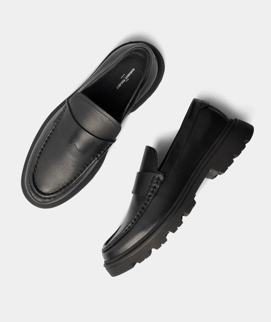 GARMENT PROJECT MAN Phil Loafer - Black Leather Loafer 999 Black