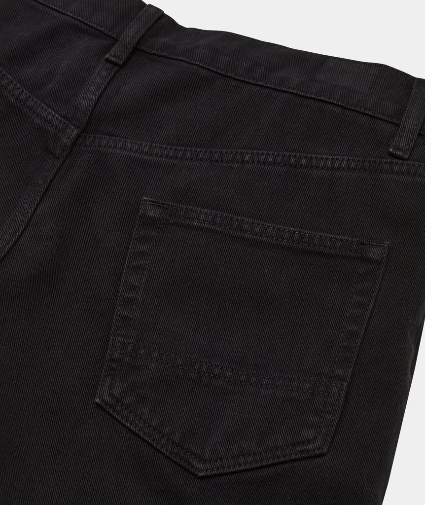 GARMENT PROJECT MAN Regular Five Pocket Jeans - Black Overdyed Jeans 999 Black