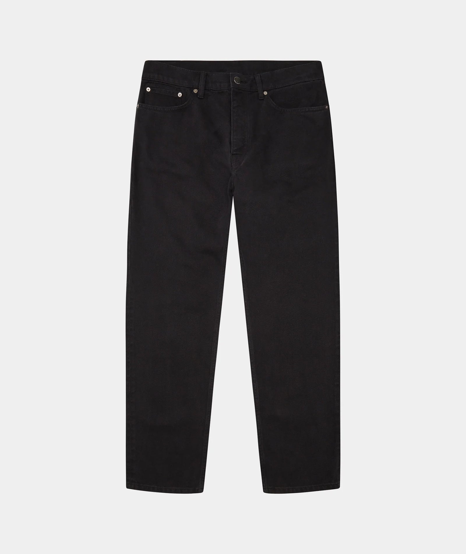 GARMENT PROJECT MAN Regular Five Pocket Jeans - Black Overdyed Jeans 999 Black