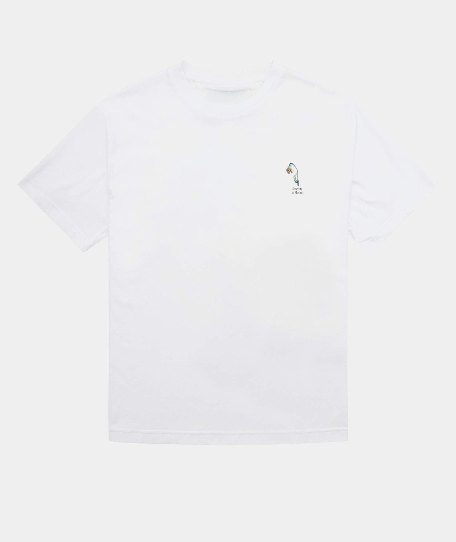 GARMENT PROJECT MAN Relaxed Fit Tee - White / Flowing Commute Bliss T-shirt 100 White