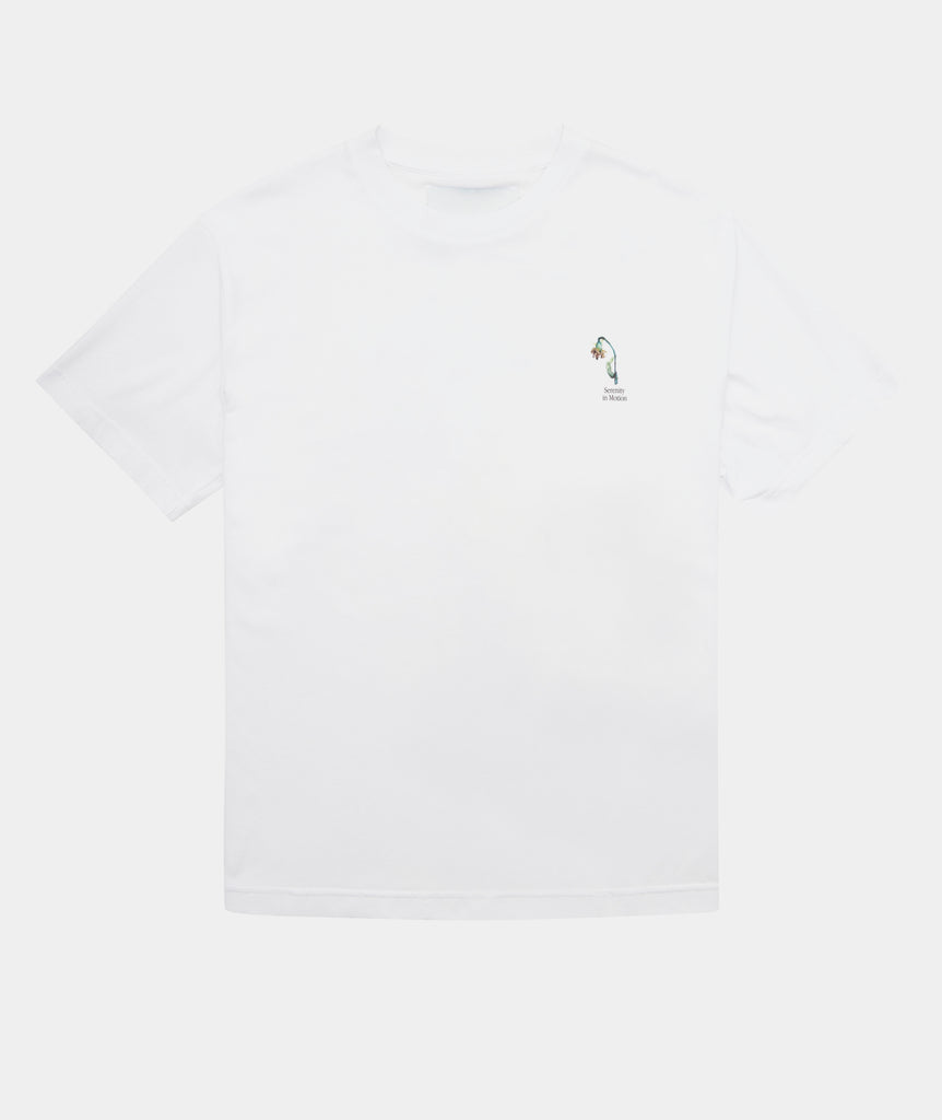 GARMENT PROJECT MAN Relaxed Fit Tee - White / Flowing Commute Bliss T-shirt 100 White