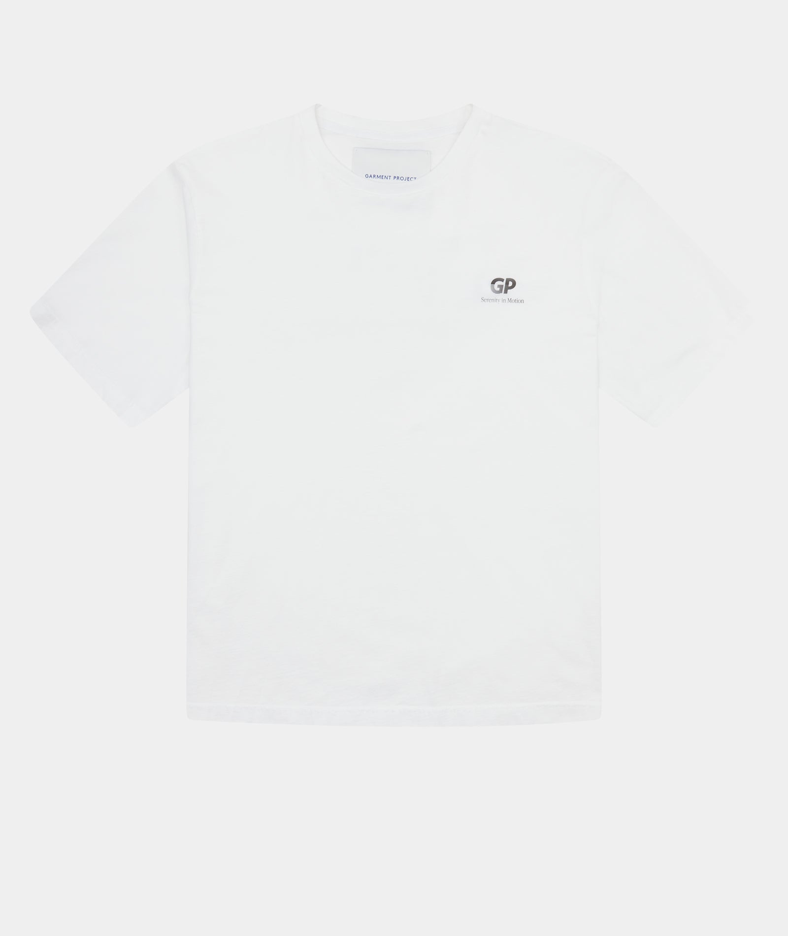 GARMENT PROJECT MAN Relaxed Fit Tee - White / Serenity in motion T-shirt 100 White