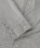 GARMENT PROJECT MAN Relaxed LS Button Down Shirt - Grey Check Shirt 401 Grey Check