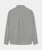 GARMENT PROJECT MAN Relaxed LS Button Down Shirt - Grey Check Shirt 401 Grey Check
