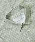 GARMENT PROJECT MAN Relaxed LS Shirt - Dusty Green Check Shirt 255 Dusty Green