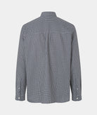 GARMENT PROJECT MAN Relaxed LS Shirt - Navy Check Shirt 500 Navy