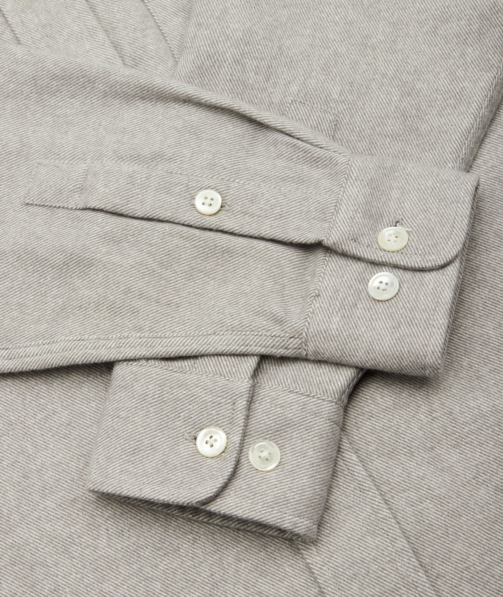 GARMENT PROJECT MAN Relaxed Long Sleeved Shirt - Light Grey Shirt