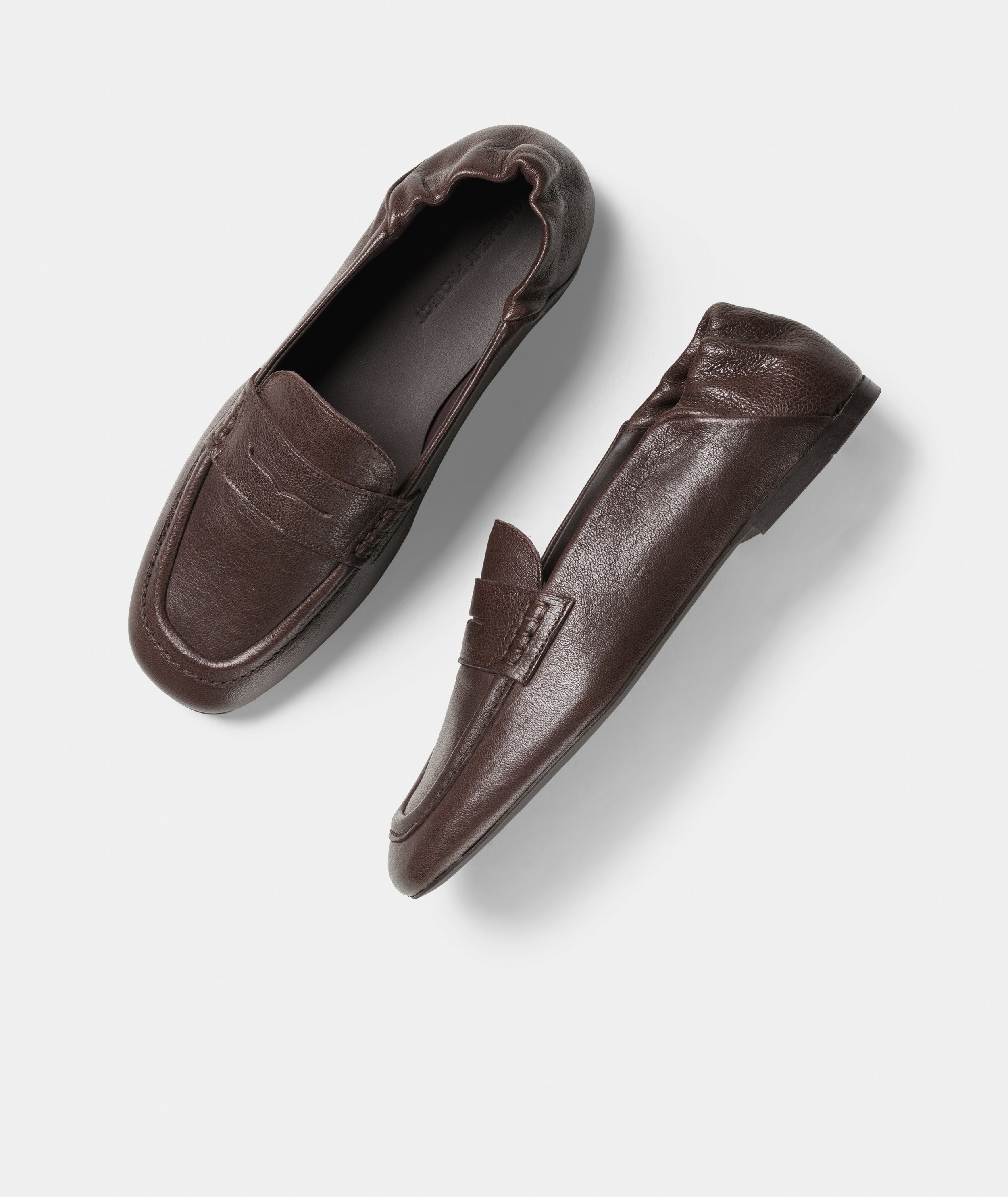 GARMENT PROJECT WMNS Robin - Brown Leather Loafer 800 Brown