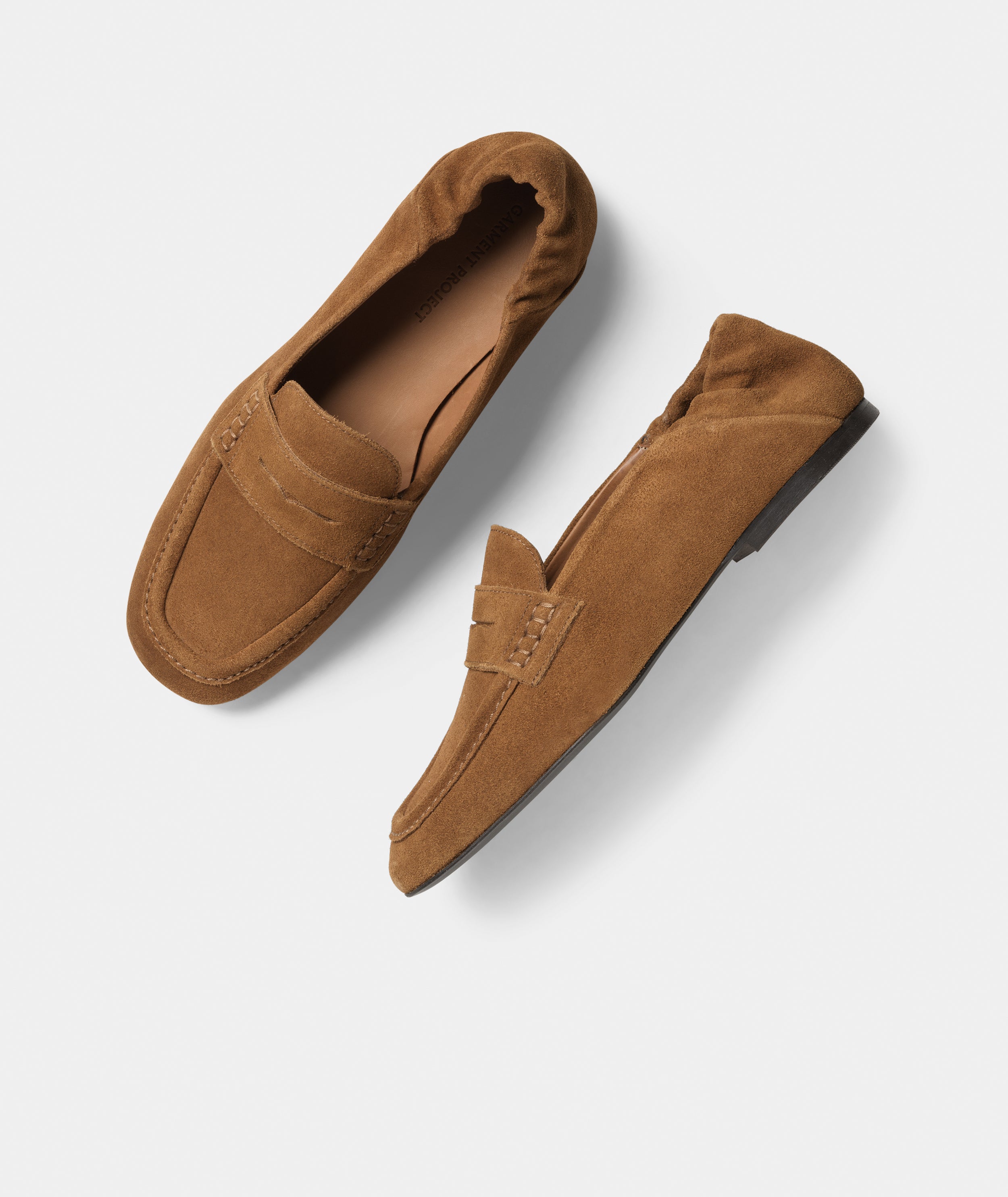GARMENT PROJECT WMNS Robin - Cognac Suede Loafer 650 Cognac