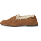 GARMENT PROJECT WMNS Robin - Cognac Suede / Shearling Loafer 650 Cognac