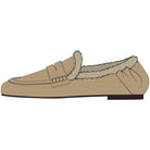 GARMENT PROJECT WMNS Robin - Earth Suede / Shearling Loafer 260 Earth