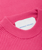 GARMENT PROJECT MAN Round Neck Knit - Pink Knit 690 Pink