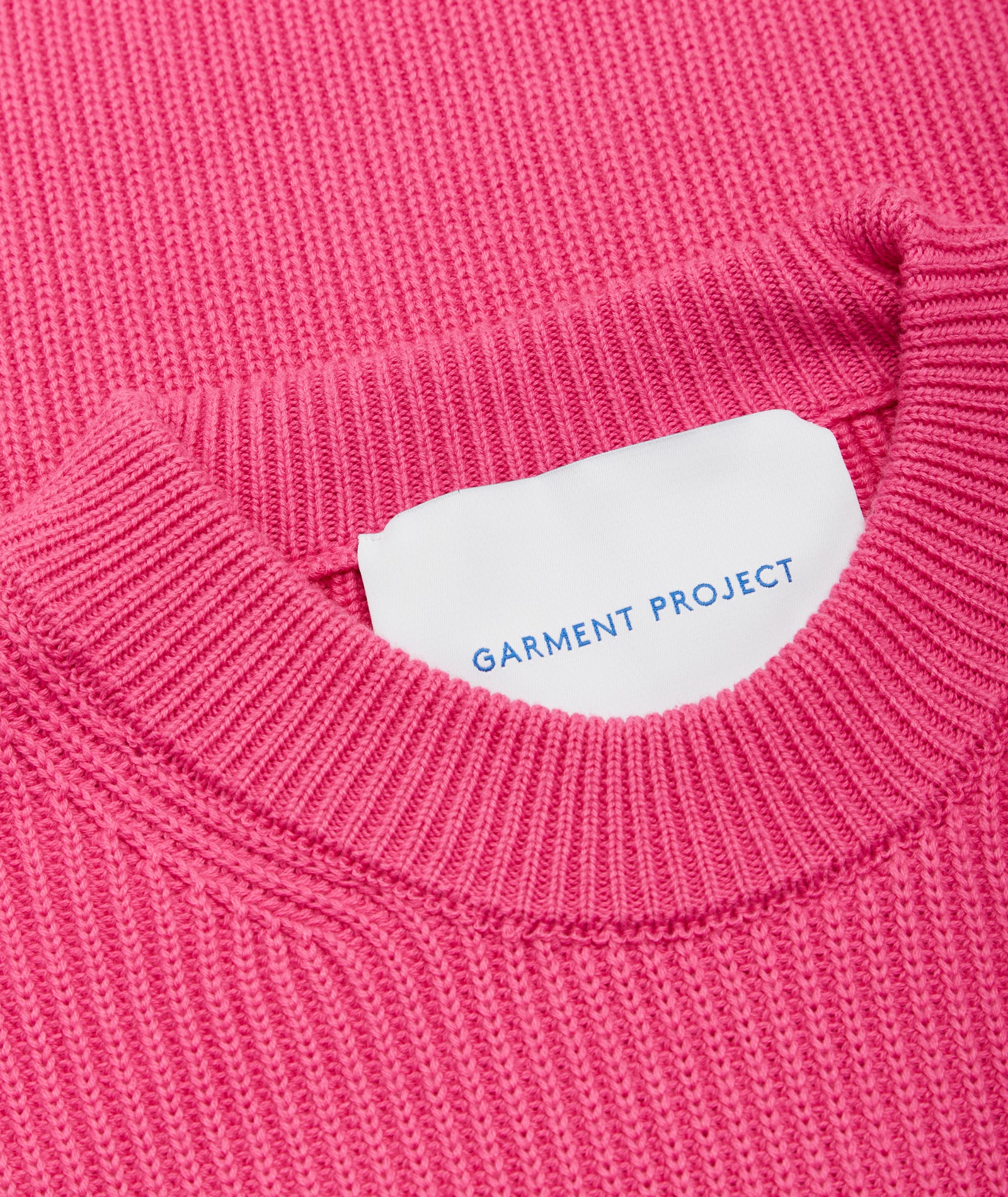 GARMENT PROJECT MAN Round Neck Knit - Pink Knit 690 Pink