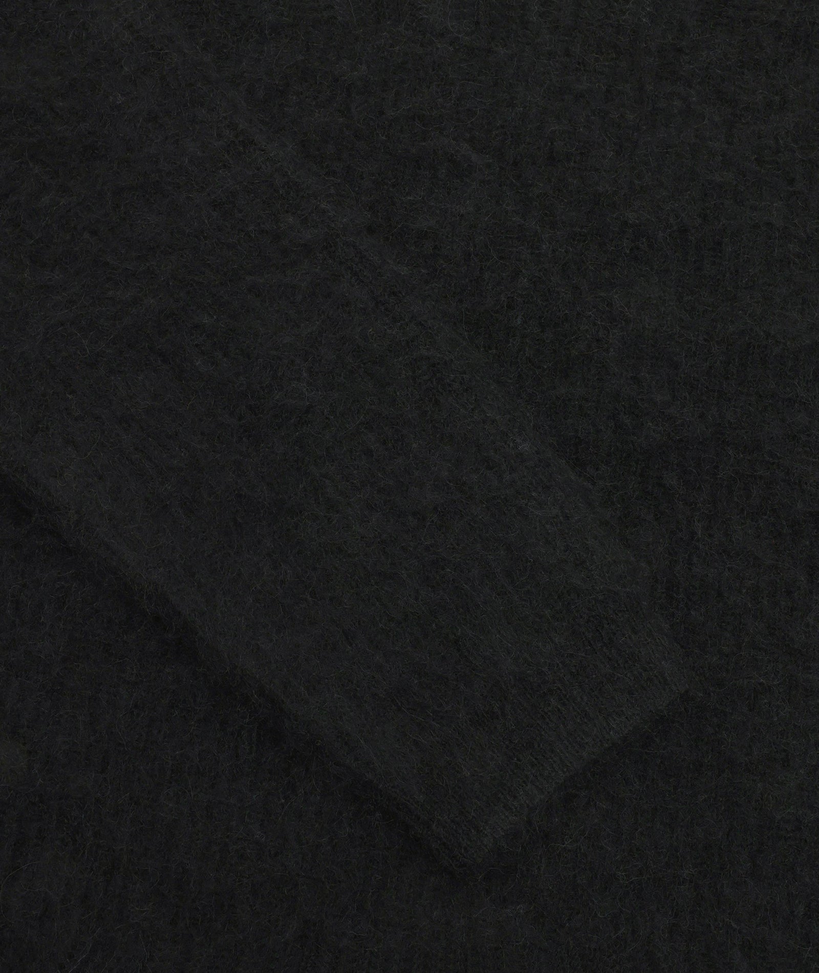 GARMENT PROJECT MAN Rowan Alpaca Knit - Black Knit 999 Black