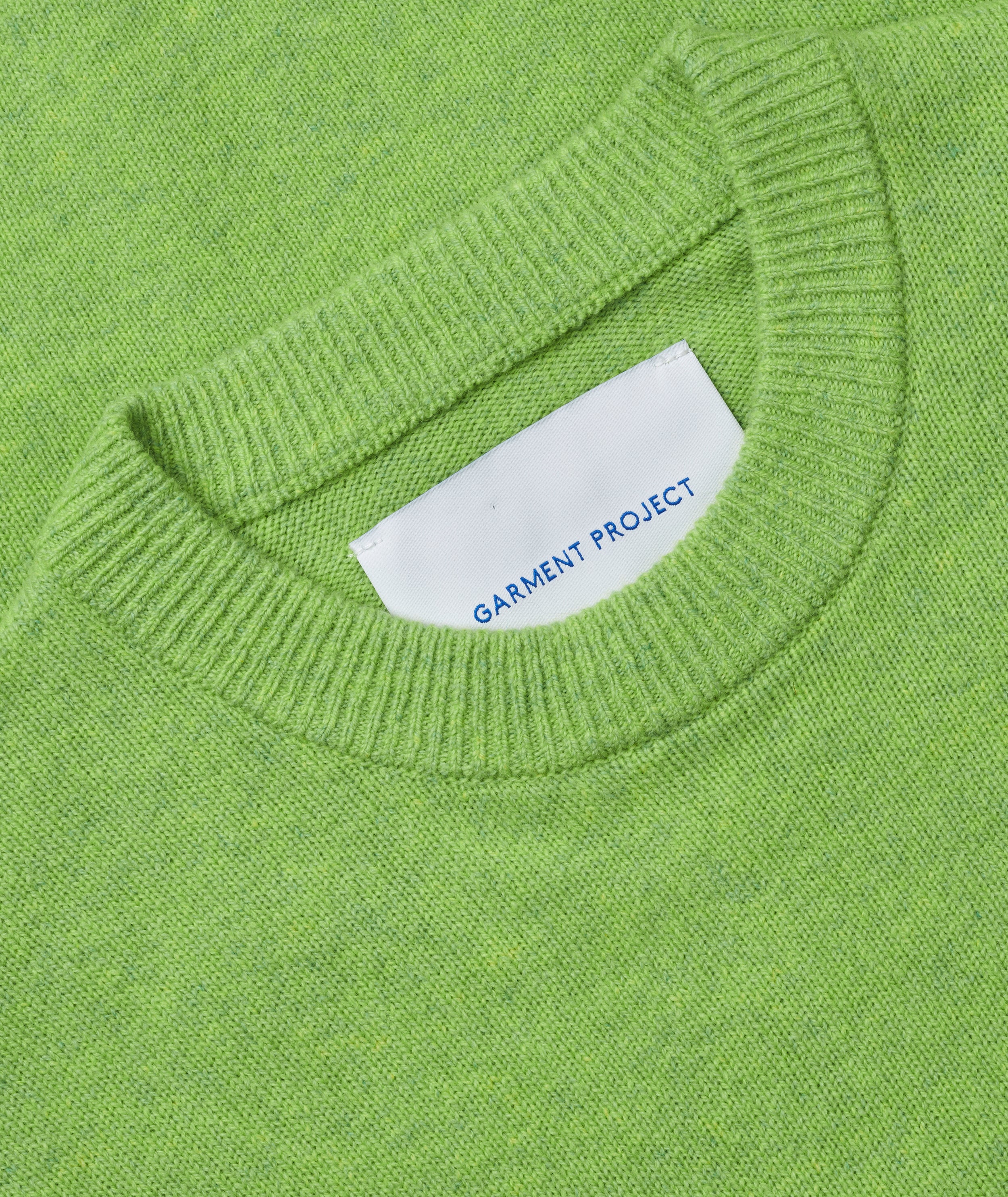 GARMENT PROJECT MAN Samuel - Acid Green Melange Knit 266 Acid Green