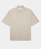 GARMENT PROJECT MAN Short Sleeved Shirt - Bone White Shirt 111 Bone White