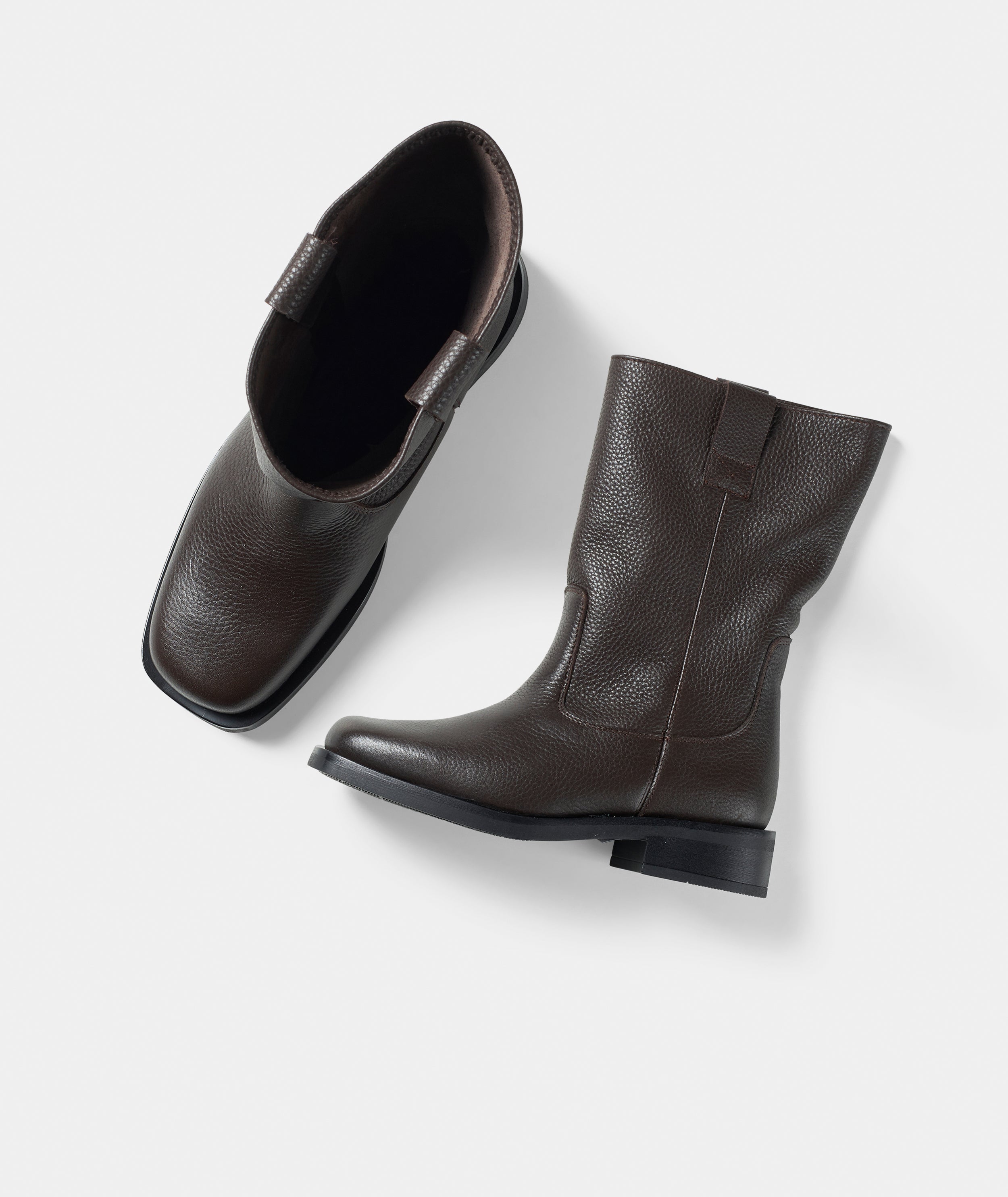 GARMENT PROJECT WMNS Tali Boot - Brown Tumbled Leather Boots 800 Brown