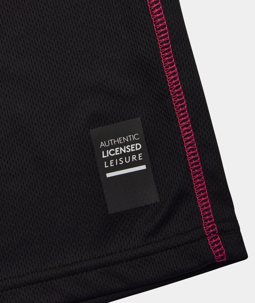 GARMENT PROJECT MAN Technical Long Sleeved Tee - Black LS T-shirt 990 Black/Grey A.O.P.