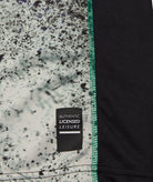 GARMENT PROJECT MAN Technical Short Sleeved Tee - Black T-shirt 990 Black/Grey A.O.P.