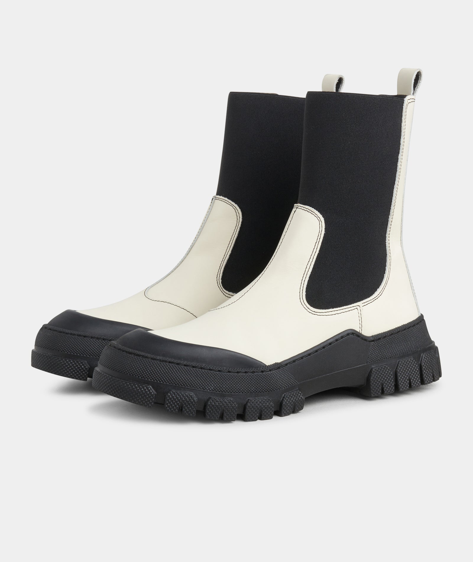 Off white chelsea boots on sale