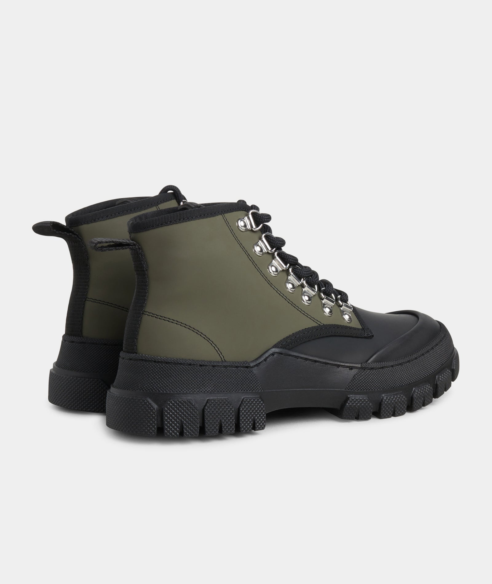 GARMENT PROJECT WMNS Twig High - Army Rubberised Leather Mid Cut 240 Army