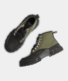 GARMENT PROJECT WMNS Twig High - Army Rubberised Leather Mid Cut 240 Army