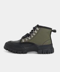 GARMENT PROJECT WMNS Twig High - Army Rubberised Leather Mid Cut 240 Army