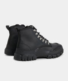 GARMENT PROJECT WMNS Twig High - Black Rubberised Leather Mid Cut 999 Black