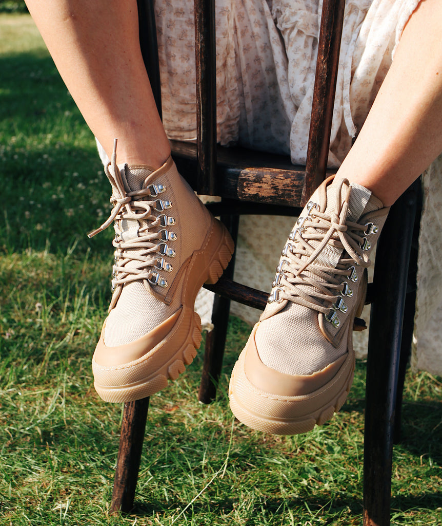 GARMENT PROJECT WMNS Twig High Recycled - Taupe/Taupe Boots 140 Taupe