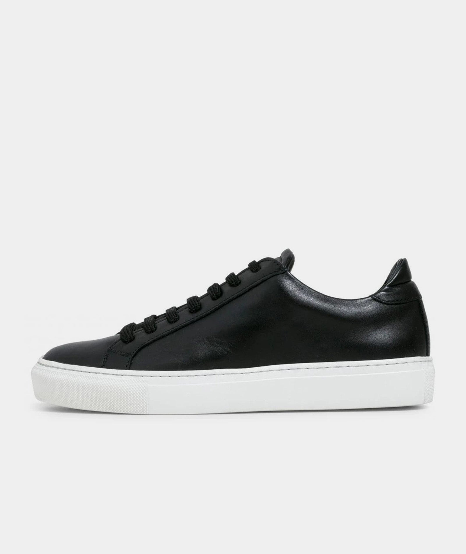 GARMENT PROJECT MAN Type - Black Leather Sneakers 999 Black