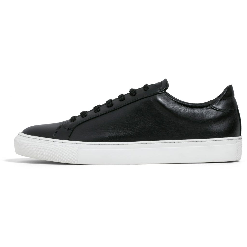 GARMENT PROJECT MAN Type - Black Leather Sneakers 999 Black