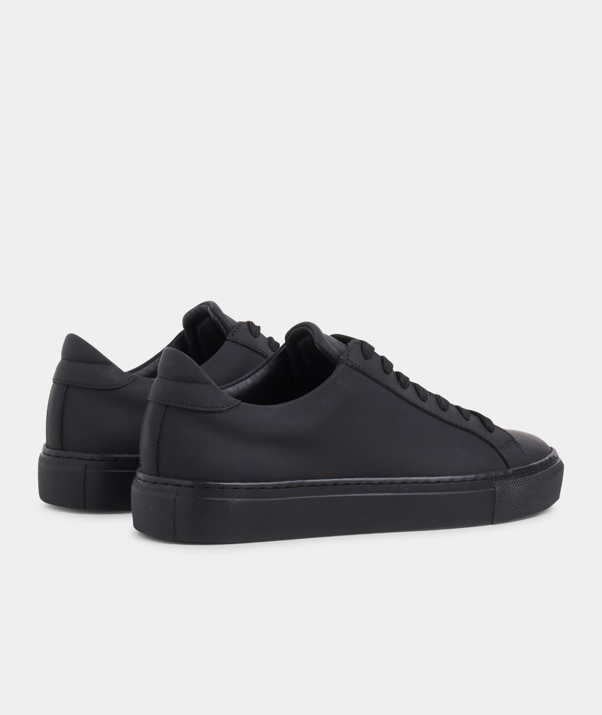 GARMENT PROJECT WMNS Type - Black Rubberised Leather Shoes 999 Black