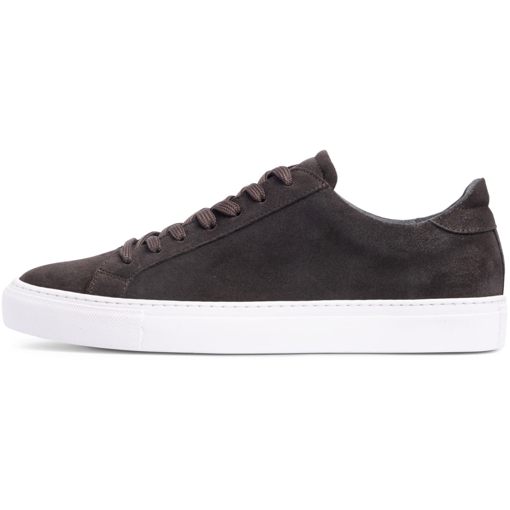 GARMENT PROJECT MAN Type - Charcoal Waxed Suede Sneakers 445 Charcoal