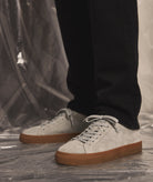 GARMENT PROJECT MAN Type - Light Grey Suede / Gum Sneakers 410 Light Grey