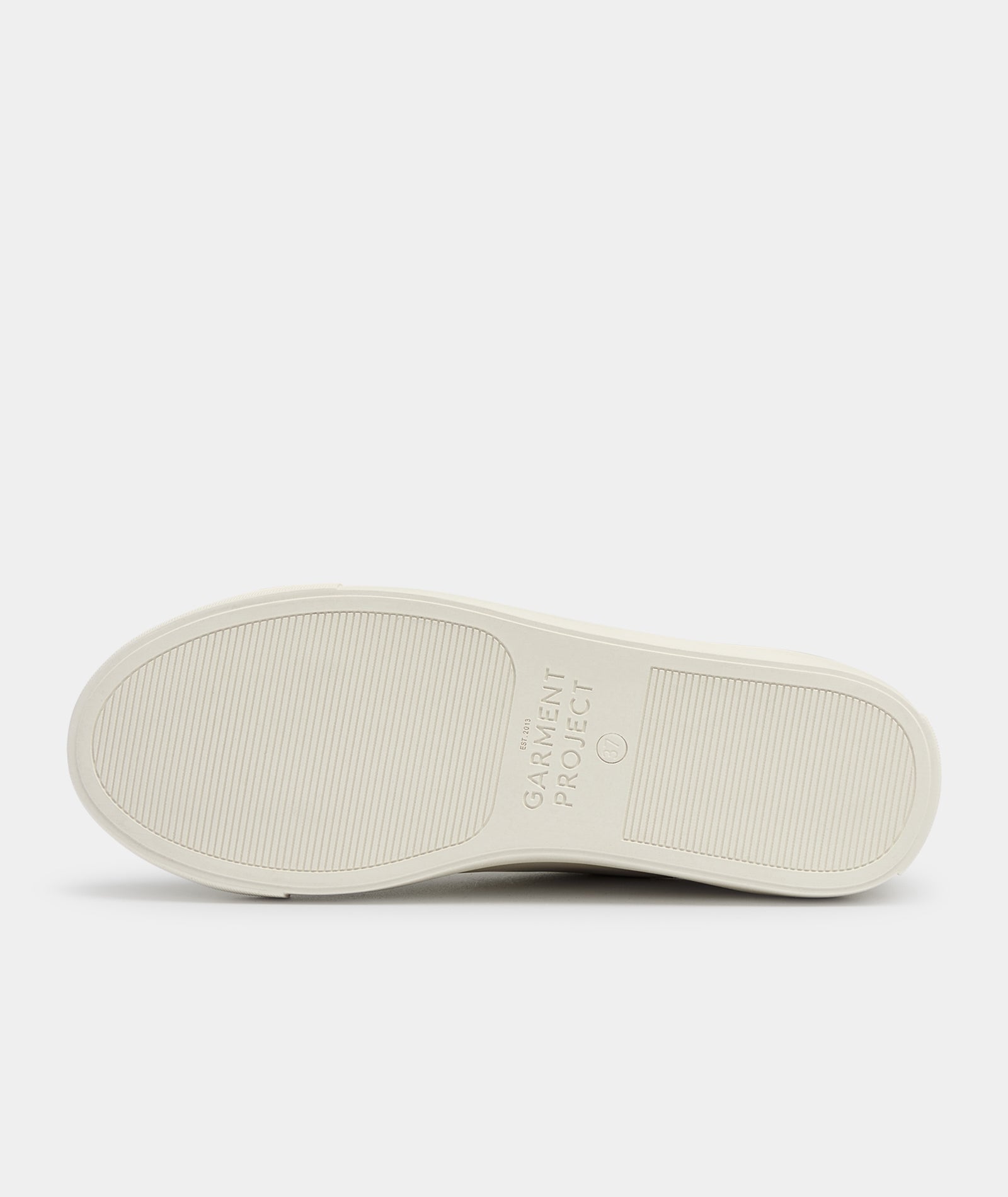 GARMENT PROJECT WMNS Type - Off White Rubberised Leather Sneakers 110 Off White
