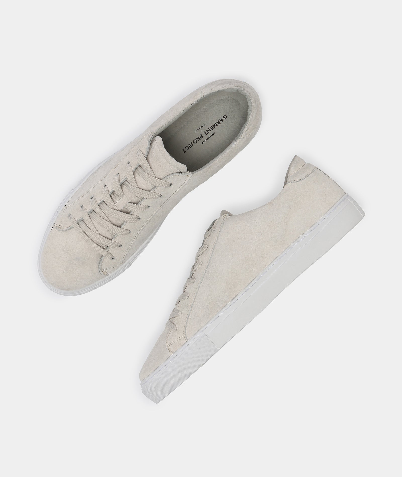 GARMENT PROJECT MAN Type - Off White Suede Sneakers