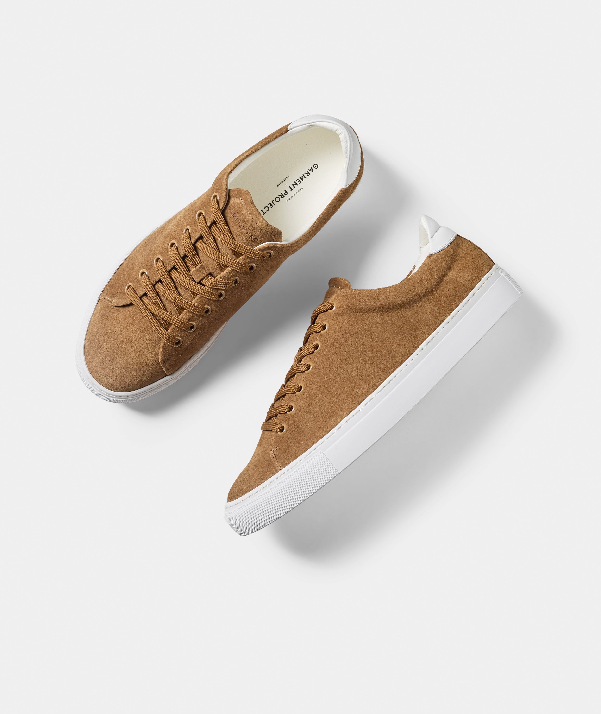 GARMENT PROJECT MAN Type ST - Cognac Suede Sneakers 650 Cognac