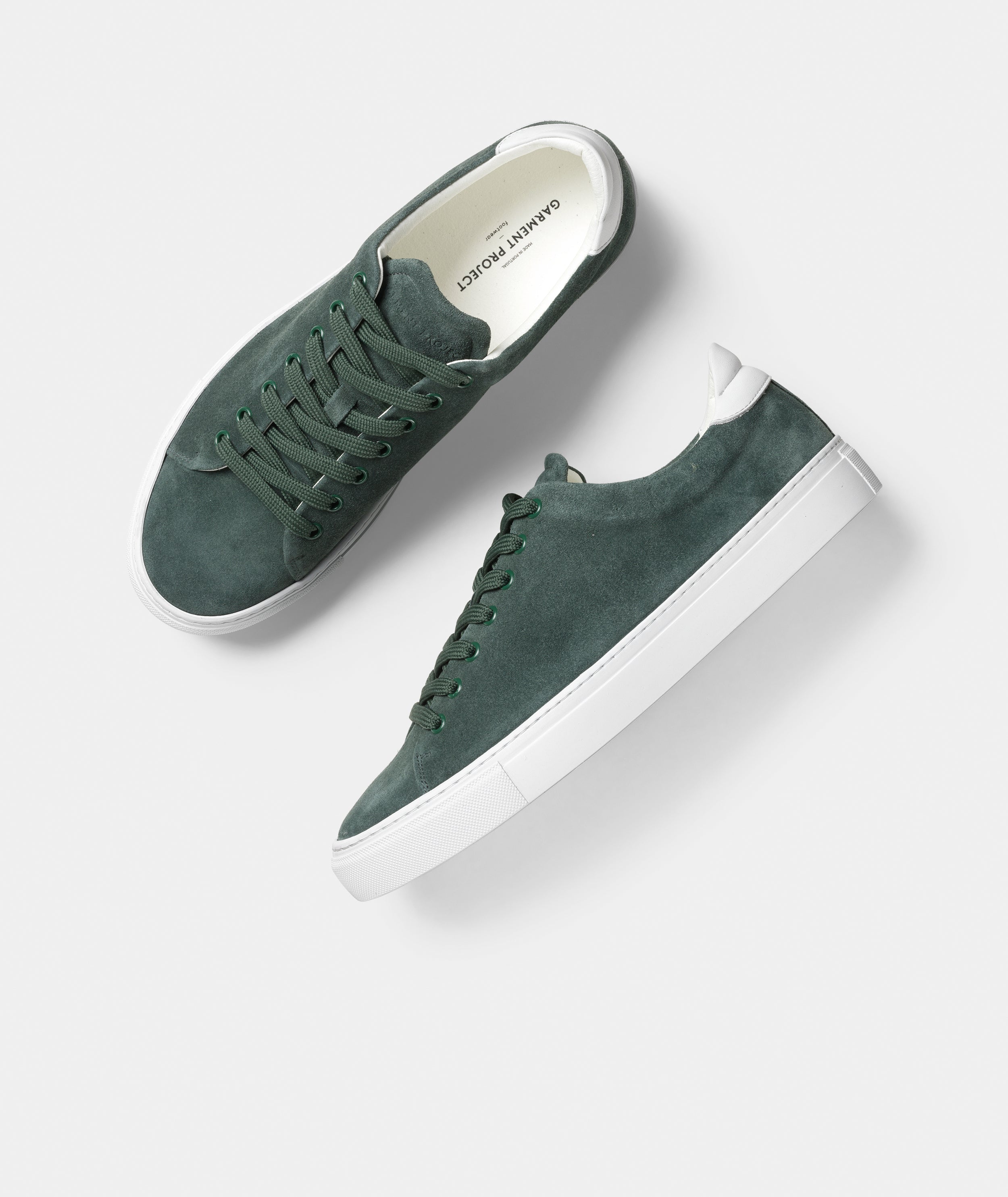 GARMENT PROJECT MAN Type ST - Dark Green Suede Sneakers 215 Dark Green