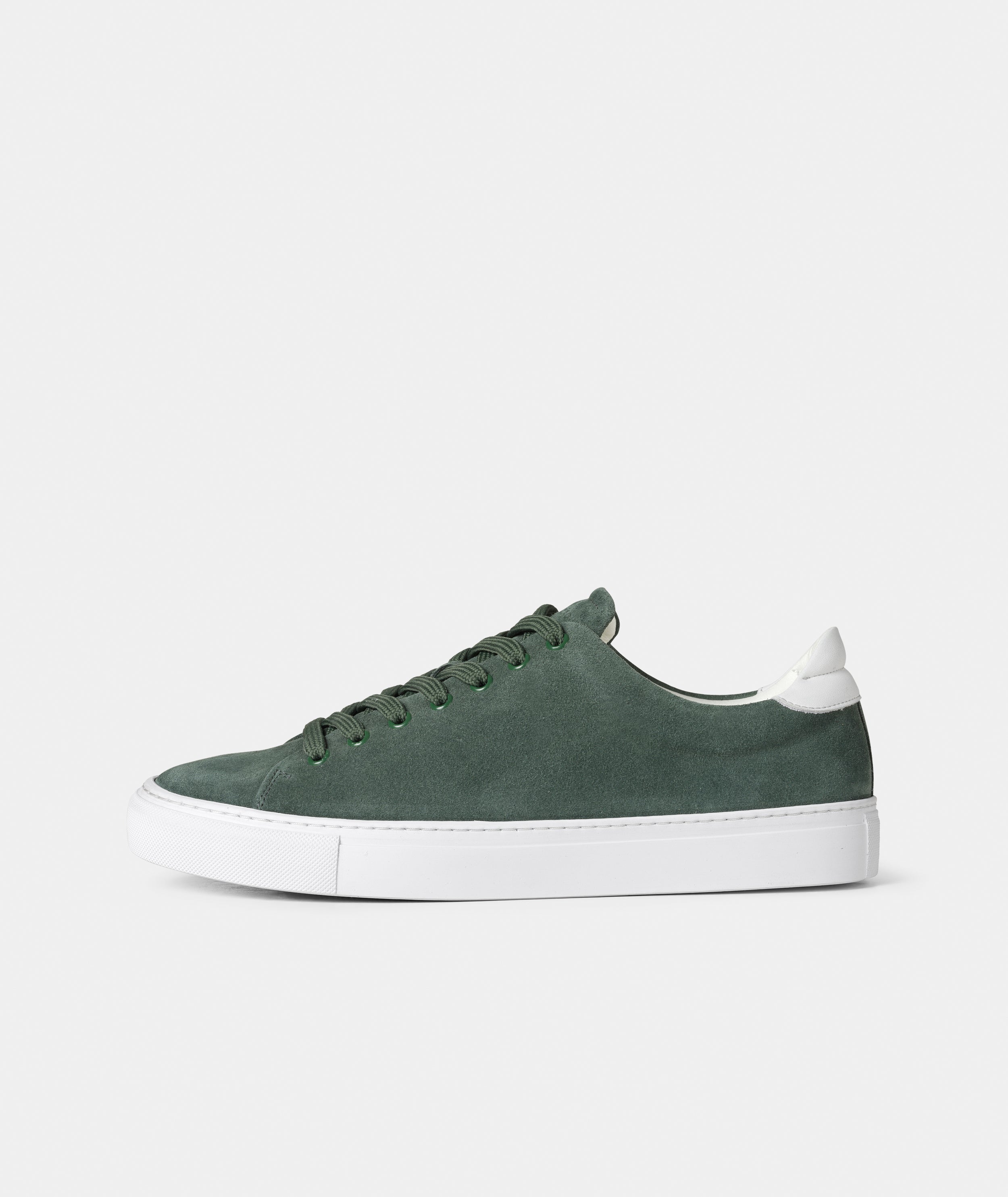 GARMENT PROJECT MAN Type ST - Dark Green Suede Sneakers 215 Dark Green