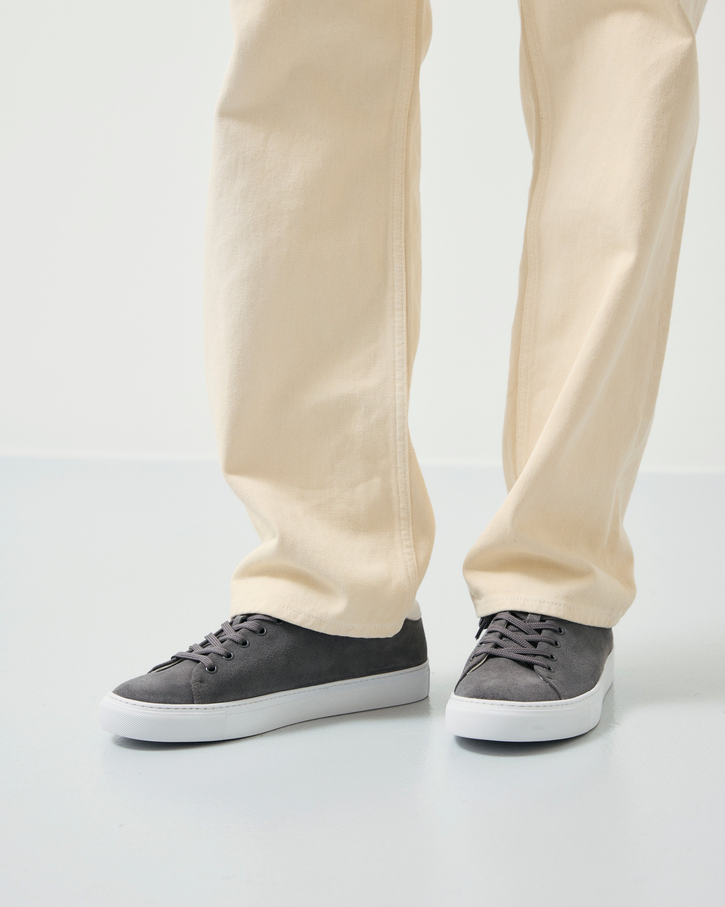 GARMENT PROJECT MAN Type ST - Dark Grey Suede Sneakers 7673 Dark Grey