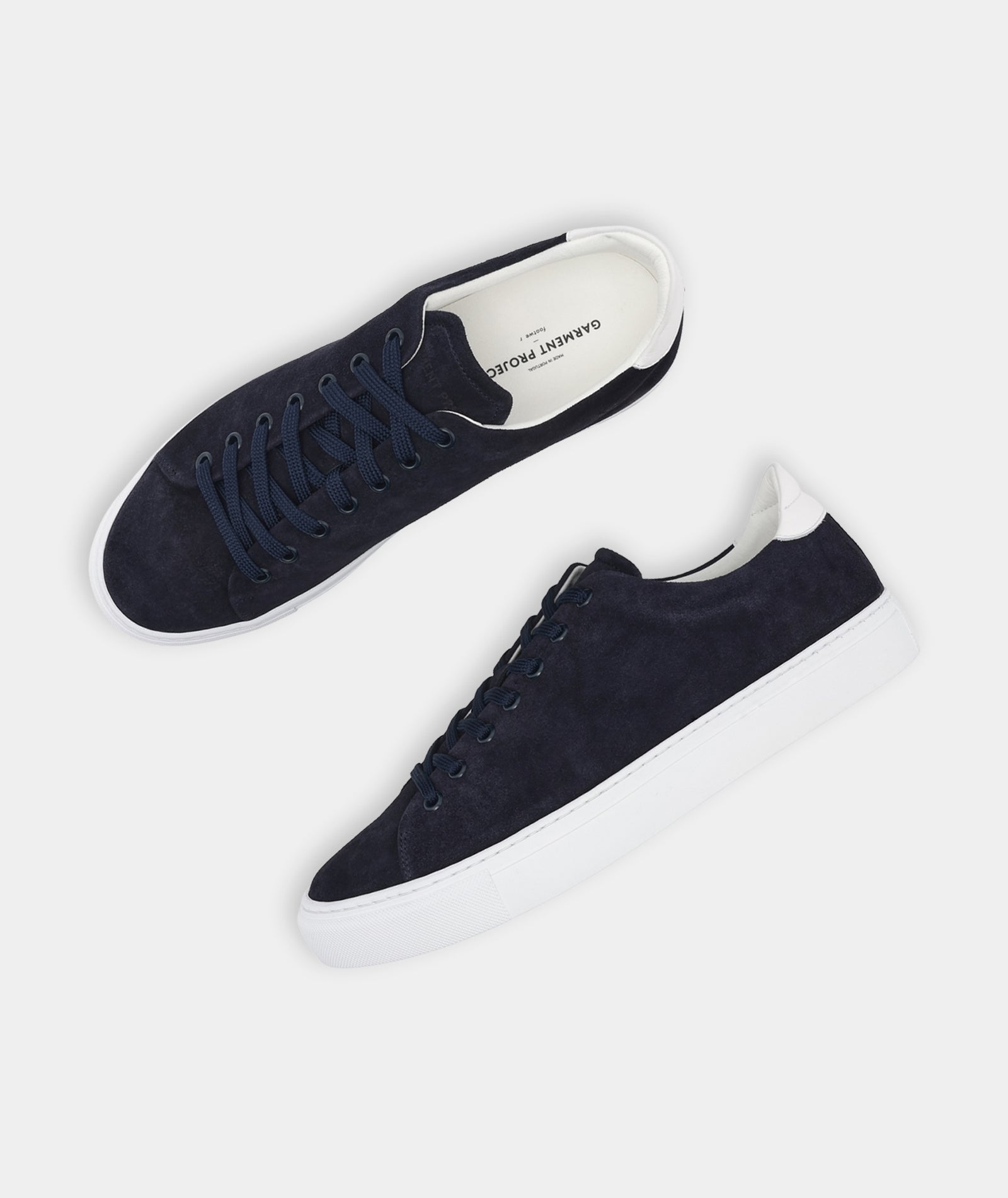 GARMENT PROJECT MAN Type ST - Navy/White Suede Sneakers 500 Navy