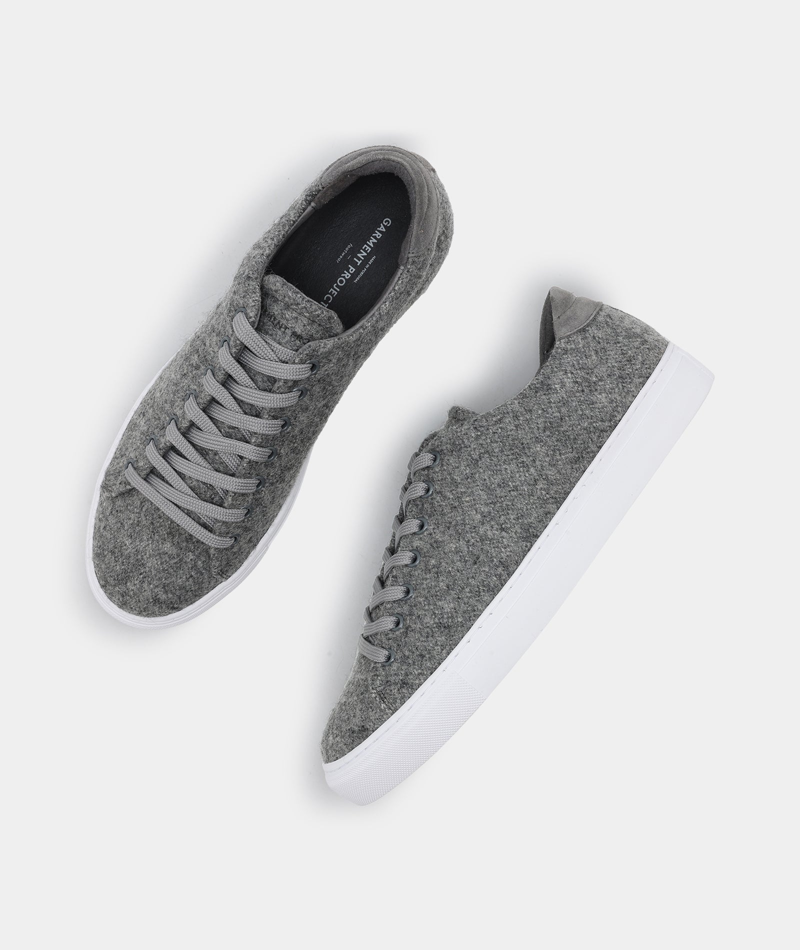 GARMENT PROJECT MAN Type St - Grey Melange Wool Sneakers 400 Grey