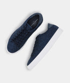 GARMENT PROJECT MAN Type St - Navy Melange Wool Shoes 500 Navy