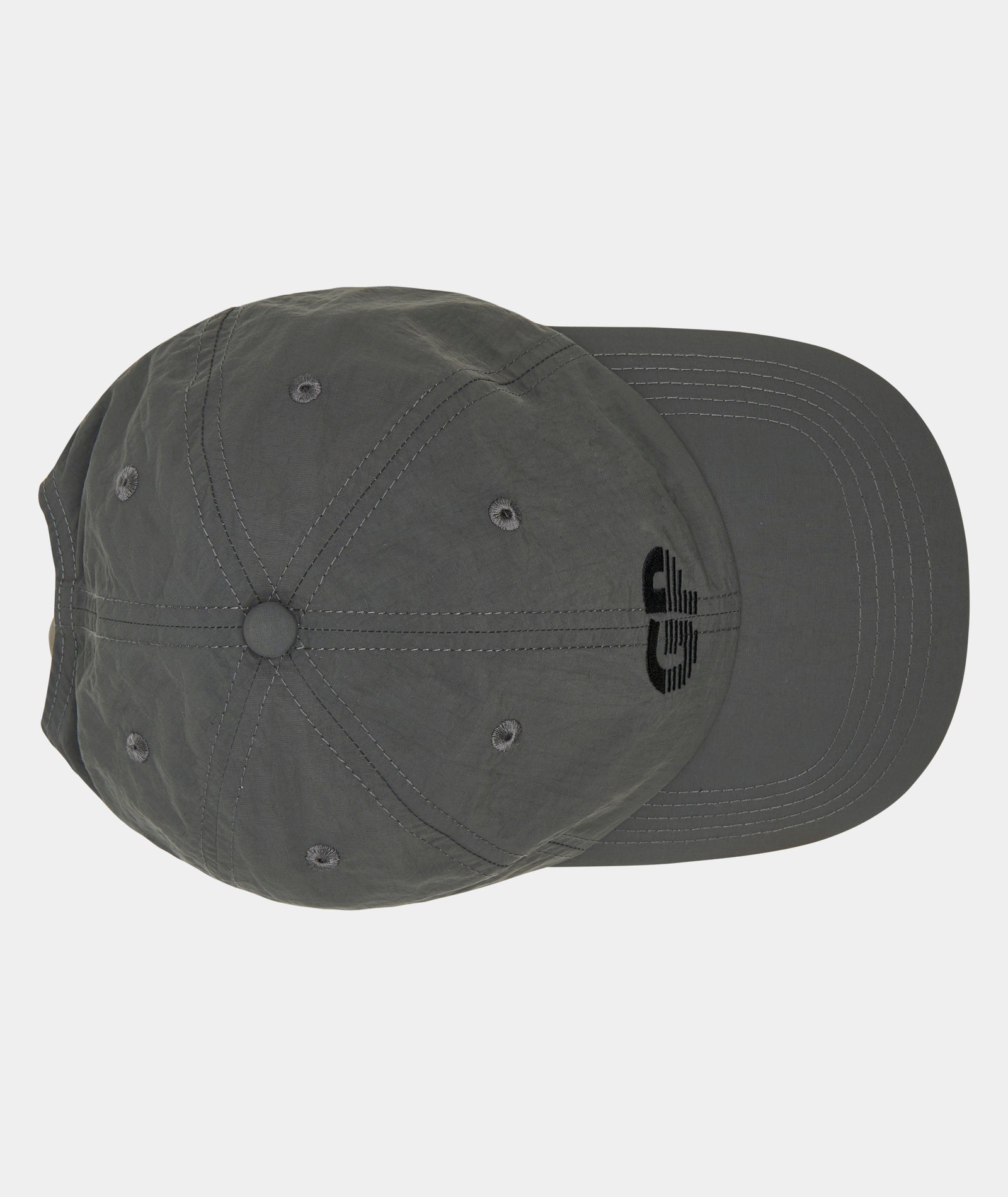 GARMENT PROJECT MAN Water Repellent Cap - Charcoal Cap 990 Black/Grey A.O.P.