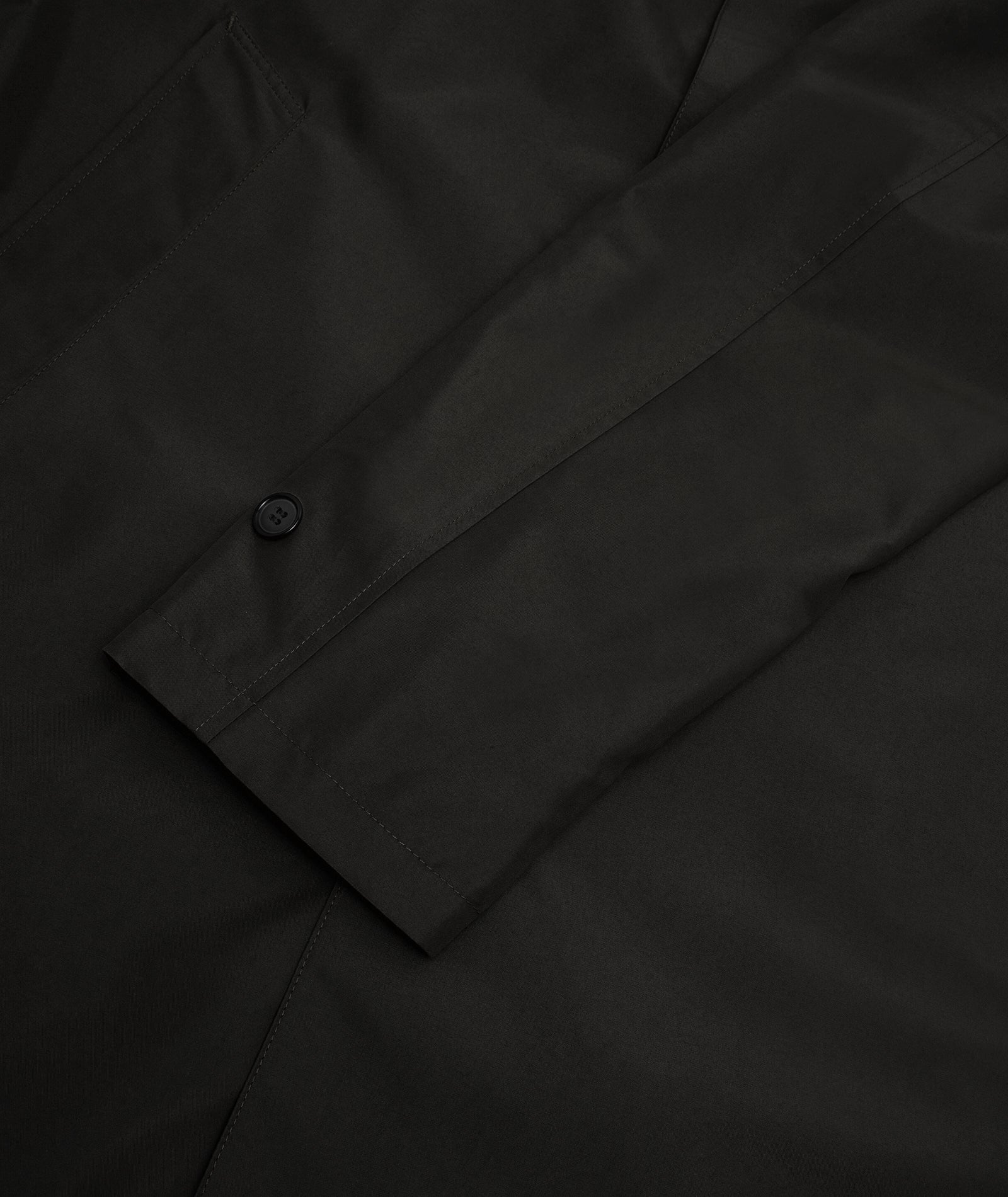 GARMENT PROJECT MAN Water Repellent Coat - Black Jacket 999 Black