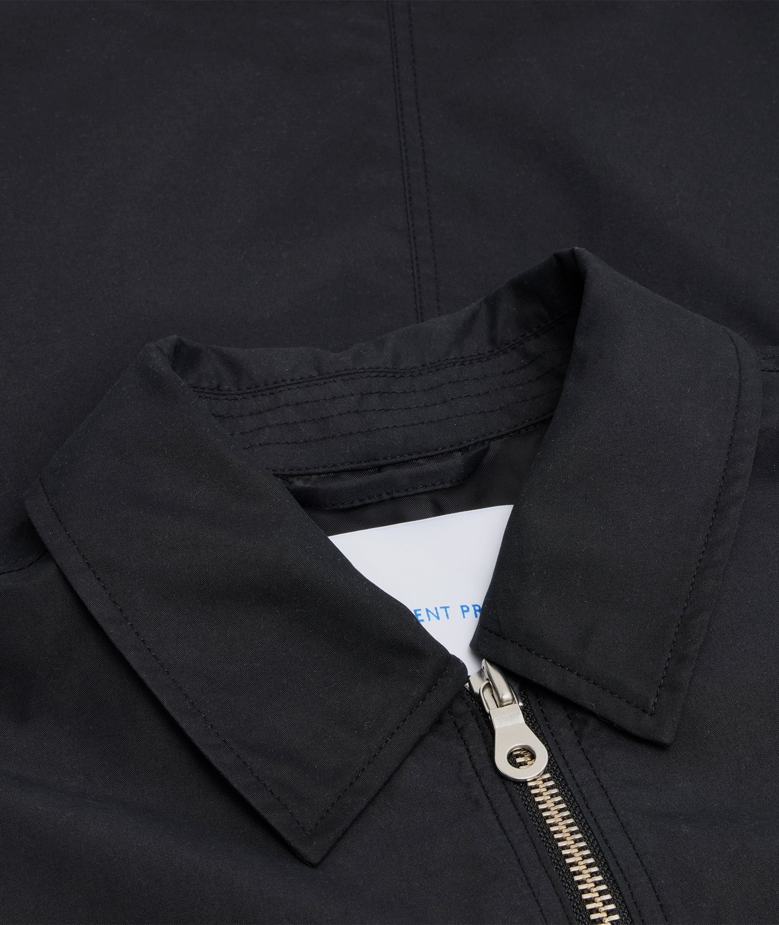 GARMENT PROJECT MAN Water Repellent Zipper Jacket - Black Jacket 999 Black