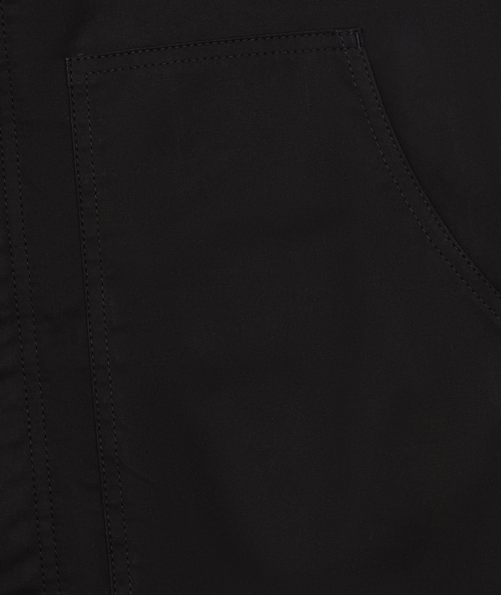 GARMENT PROJECT MAN Waxed Cotton Worker Jacket - Black Jacket 999 Black