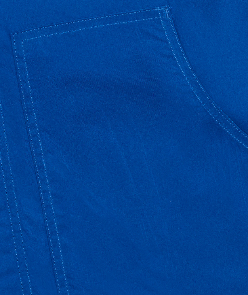 GARMENT PROJECT MAN Waxed Cotton Worker - Blue Jacket 550 Blue
