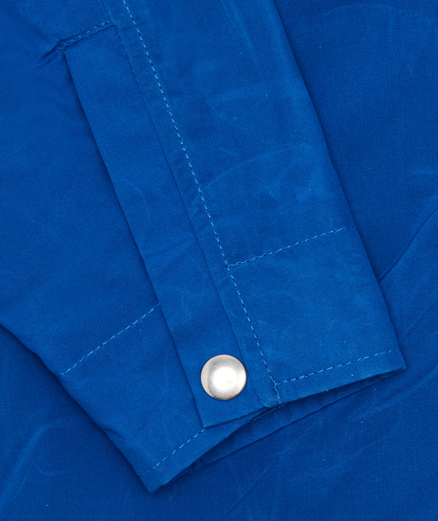 GARMENT PROJECT MAN Waxed Cotton Worker - Blue Jacket 550 Blue